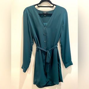 Forever 21 belted shirt dress